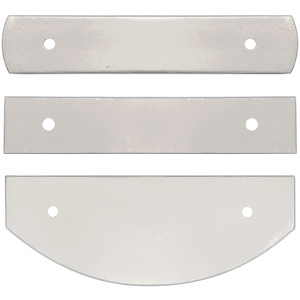 Ashley Norton Pull Backplates - White Bronze