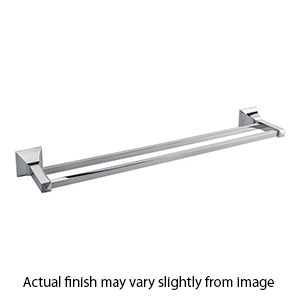 Gratitude - 23.5" Double Towel Bar - Polished Chrome