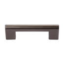 A878 - Round Rail - 3"cc Cabinet Pull - Slate