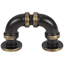 366 - Steampunk - 1-5/16" Finger Pull - Cafe Bronze