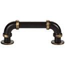 367 - Steampunk - 3" Cabinet Pull - Cafe Bronze