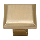 289 - Sutton Place - Square Cabinet Knob - Champagne