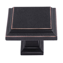 289 - Sutton Place - Square Cabinet Knob - Venetian Bronze