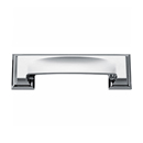 339 - Sutton Place - Bin Cup Pull - Polished Chrome