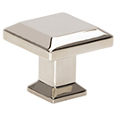 A660 - Sweetbriar Lane - 1.25" Square Cabinet Knob - Polished Nickel