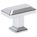 A661 - Sweetbriar Lane - 1.5" Rectangle Cabinet Knob - Polished Chrome