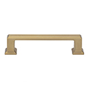 A663 - Sweetbriar Lane - 3-3/4"cc Pull - Warm Brass