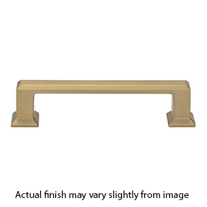 A663 - Sweetbriar Lane - 3-3/4"cc Pull - Warm Brass