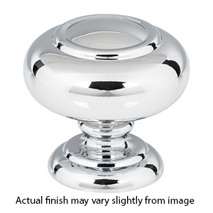 A610 - Victoria - 1-1/4" Cabinet Knob - Polished Chrome