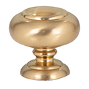 A610 - Victoria - 1-1/4" Cabinet Knob - Warm Brass