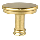 4162-1MDB-P - Dierdra - Oval Cabinet Knob - Brushed Gold