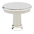 4110-1014-P - Dierdra - Oval Cabinet Knob - Polished Nickel