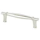 4107-1014-P - Dierdra - 3-3/4" cc Cabinet Pull - Polished Nickel