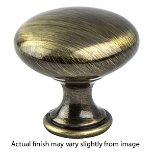 9724-1BAB-P - Euro Moderno - 1-3/16" Cabinet Knob - Antique Brass