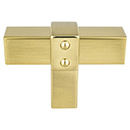 5102-4MDB-P - Rivet Rebel - 2" Cabinet Knob - Brushed Gold