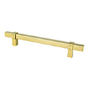 5105-4MDB-P - Rivet Rebel - 6-5/16" cc Cabinet Pull - Brushed Gold