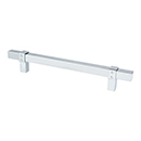 5087-4026-P - Rivet Rebel - 6-5/16" cc Cabinet Pull - Polished Chrome