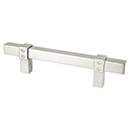 5079-4BPN-P - Rivet Rebel - 3-3/4" cc Cabinet Pull - Brushed Nickel