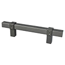 5097-4SLT-P - Rivet Rebel - 3-3/4" cc Cabinet Pull - Slate