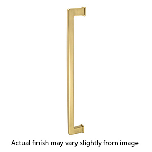 1114-1MDB-P - Subtle Surge - 18" cc Appliance Pull - Brushed Gold