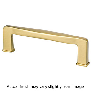 1246-1MDB-P - Subtle Surge - 3-3/4" cc Cabinet Pull - Brushed Gold