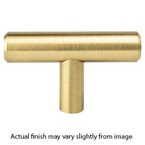 0829-2MDB-P - Tempo Bar Pull - 2" Cabinet Knob - Brushed Gold