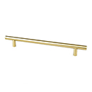 0824-2MDB-P - Tempo Bar Pull - 7-9/16" cc Cabinet Pull - Brushed Gold