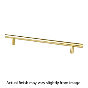 0824-2MDB-P - Tempo Bar Pull - 7-9/16" cc Cabinet Pull - Brushed Gold