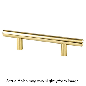 0820-2MDB-P - Tempo Bar Pull - 3" cc Cabinet Pull - Brushed Gold