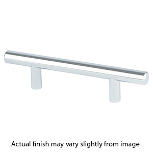 2012-2026-P - Tempo Bar Pull - 3" cc Cabinet Pull - Polished Chrome