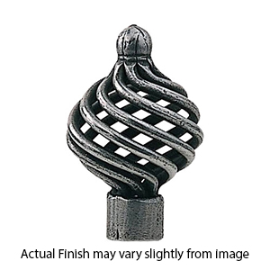 0044-42 - Bouvet Birdcage - 1-5/8" Basket Knob - Pewter