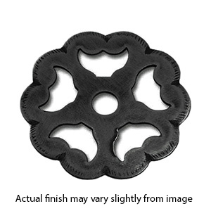 0681-40 - Bouvet Classic - 1-9/16" Cabinet Knob Rosette - Black