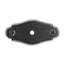 1305-06 - Bouvet Classic - Cabinet Knob Escutcheon - Black