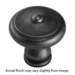 0068-40 - Bouvet Classic - 1-9/16" Round Cabinet Knob - Black