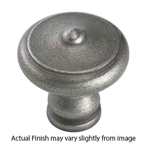 0068-35 - Bouvet Classic - 1-3/8" Round Cabinet Knob - Pewter