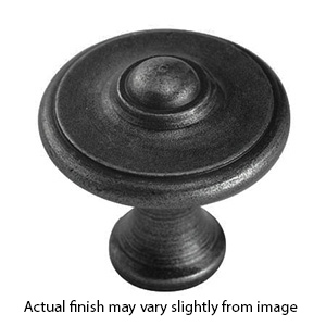 0072-40 - Bouvet Classic - 1-9/16" Round Cabinet Knob - Black