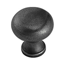 1530-20 - Bouvet Classic - 13/16" Round Cabinet Knob - Black