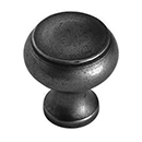 1531-20 - Bouvet Classic - 13/16" Round Cabinet Knob - Black