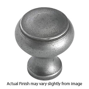 1531-25 - Bouvet Classic - 1" Round Cabinet Knob - Pewter