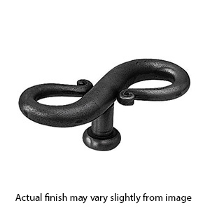 4100-85 - Bouvet Classic - Richelieu Cabinet Knob - Black