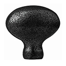 5252-33 - Bouvet Classic - Oval Cabinet Knob - Black