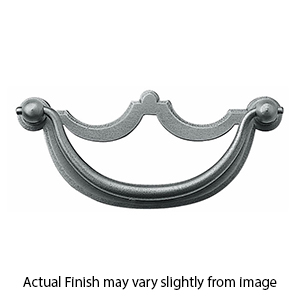 8020 - Bouvet Classic - Cabinet Drop Pull w/Backplate - Pewter