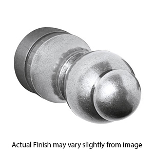 6107 - Bouvet Round - Robe Hook - Pewter