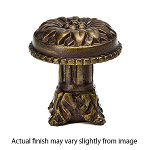 Acanthus - Large Knob Rosette Style w/Column Base