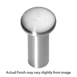 9654-38 - 1" Cabinet Knob - Brushed Stainless Steel