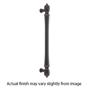 86344 - Traditional Brass - 18" Spindle Appliance Pull - Oil Rubbed Bronze