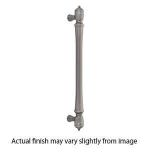 86343 - Traditional Brass - 12" Spindle Appliance Pull - Pewter