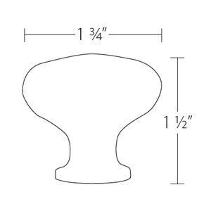 86213 - Arts & Crafts - 1.75" Round Dimpled Knob - Satin Nickel