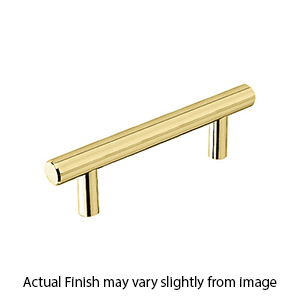 86360 - Contemporary Brass - 4" Bar Pull - Unlacquered Brass