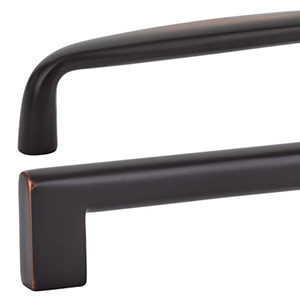 Contemporary Brass Pulls - Oil Rubbed Bronze